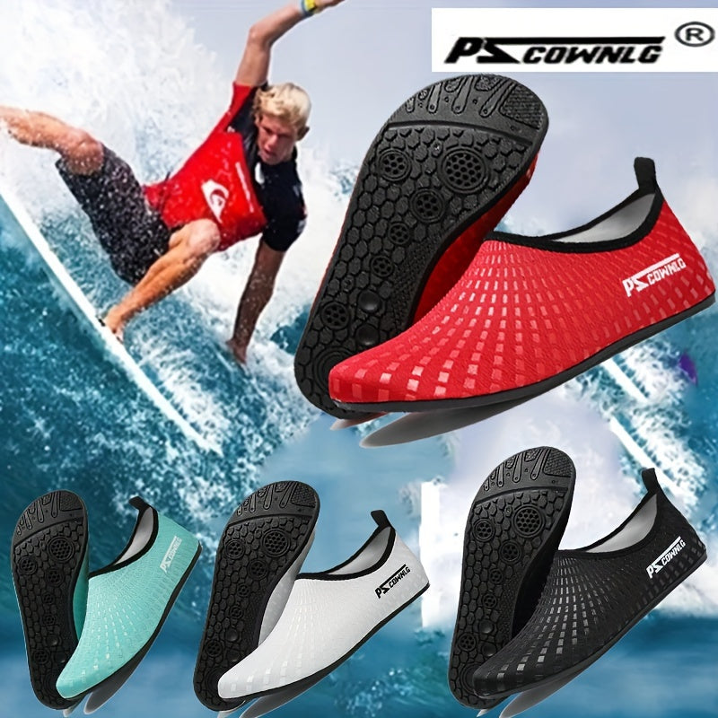 Breathable Slip On Water Socks For Men's Outdoor Beach Activities, Snorkeling Fishing Surfing Swimming Pool Store ARBELLA'S