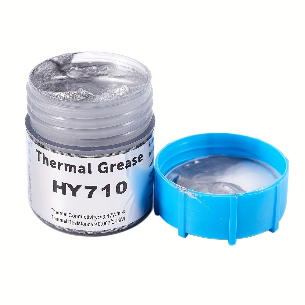 20g High-Capacity Premium Silver Thermal Grease Paste - Advanced CPU and GPU Heat Dissipation Compound - Designed for Chipset Cooling, Ideal for Overclocking and Gaming, HY710 High-Performance Model