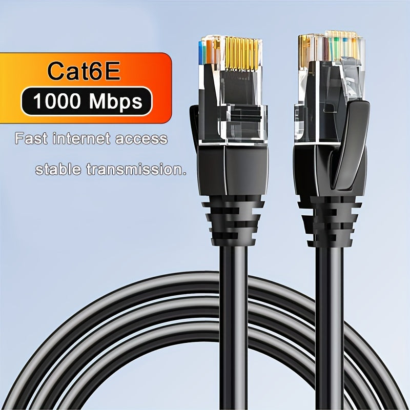 Cat 6 Ethernet Cable,1000 Mbps High-Speed Gigabit LAN Network Cable With RJ45 Connectors, Pure Copper Wire, (19.69inch/78.74inch/118.11inch/196.85inch/393.7inch)