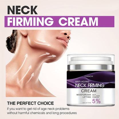 1.85 Fl.Oz Neck Firming Cream With Retinol, Collagen, And Hyaluronic Acid - Skin Tightening Lifting Hydrating Moisturizer For Women And Men