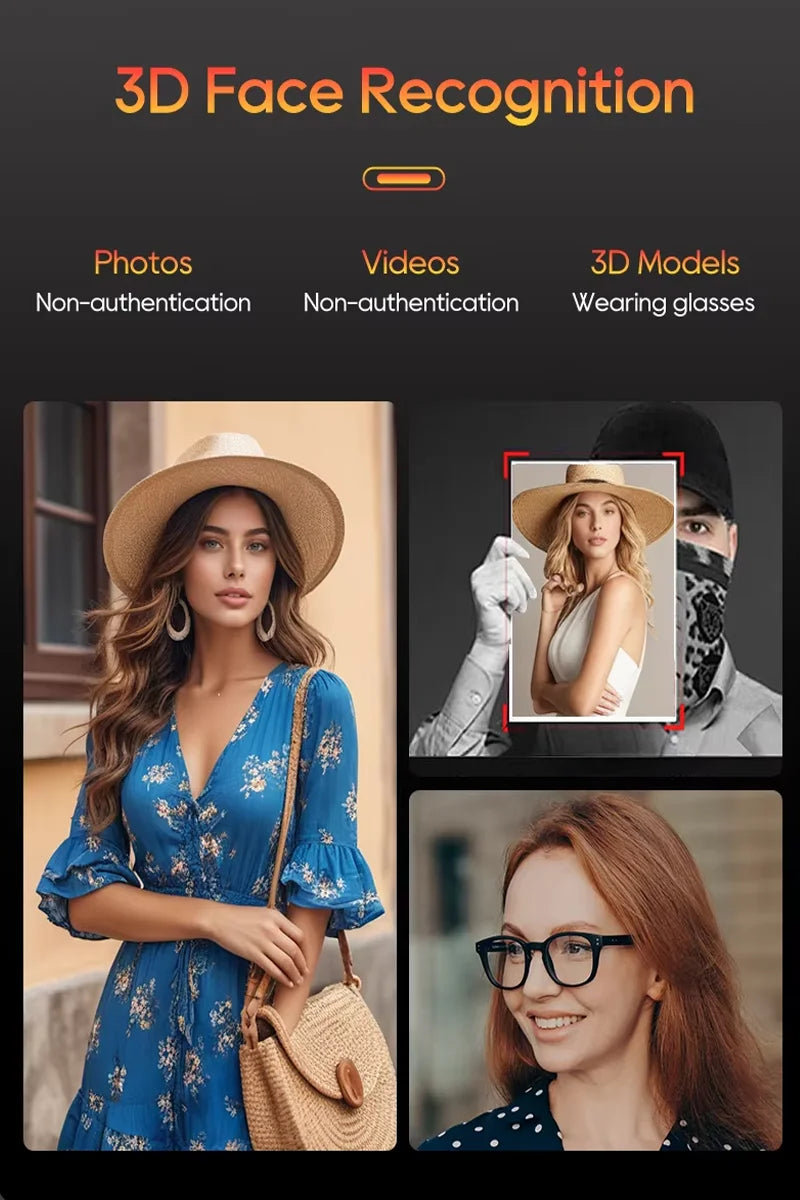 Waterproof 3D face recognition WISHOME WIFI APP RFID Card Code Keyless Smart Electronic Door Lock Aluminum/Glass Sliding Store ARBELLA'S