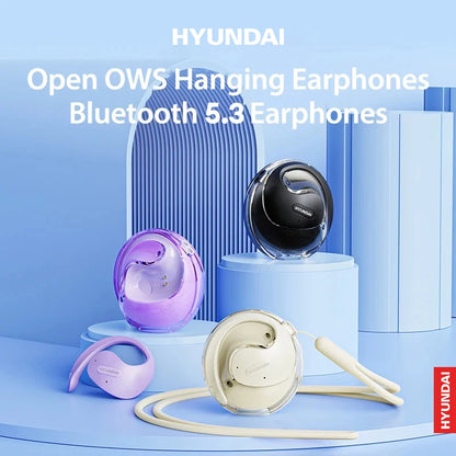 Choice HYUNDAI X15 PRO Waterproof Headphones HY-T26 Bluetooth 5.3 Earphones HIFI Stereo Sound quality Long Battery Life Earbuds