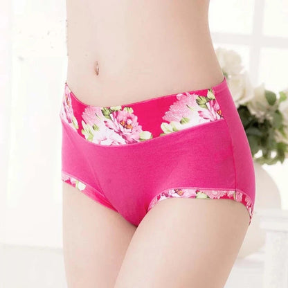 5Pcs Print Panties Women's Underwear Cute Cotton Panties Plus Size Briefs Girl Ladies Lingeries Panty Sexy Underpants For  Women Store ARBELLA'S