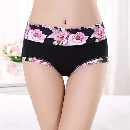 5Pcs Print Panties Women's Underwear Cute Cotton Panties Plus Size Briefs Girl Ladies Lingeries Panty Sexy Underpants For  Women Store ARBELLA'S