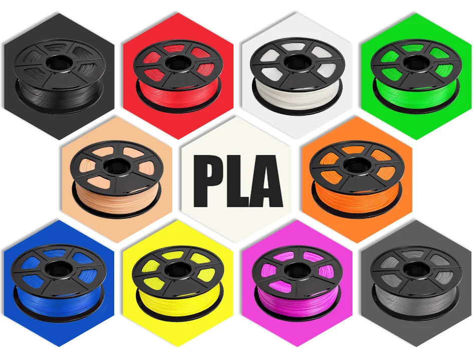 SUNLU PLA/PLA+/PETG/SILK/PLA Matte/ PLA Meta Filament 5KG 1KG/ Roll 1.75mm +/-0.02MM 3D Printer Filament Neatly Wound Filament