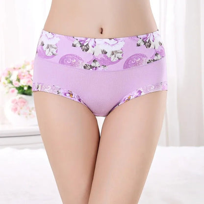 5Pcs Print Panties Women's Underwear Cute Cotton Panties Plus Size Briefs Girl Ladies Lingeries Panty Sexy Underpants For  Women Store ARBELLA'S
