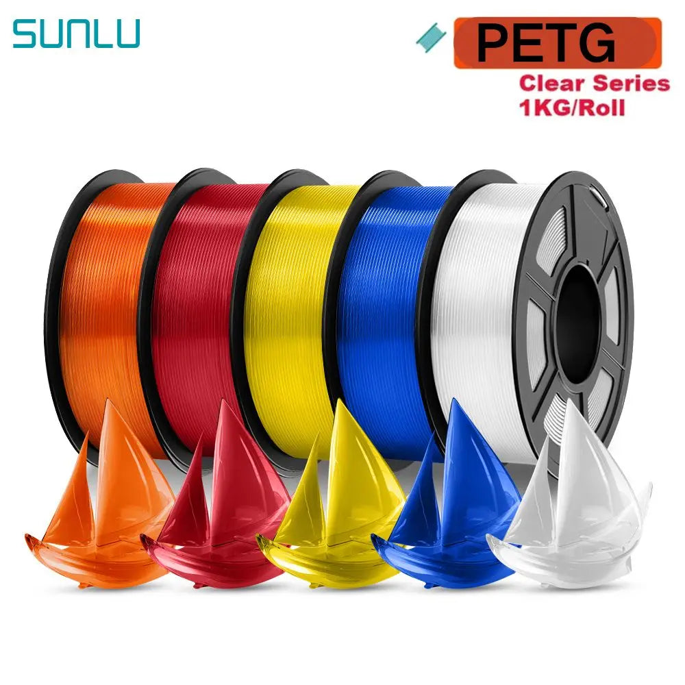 SUNLU PLA/PLA+/PETG/SILK/PLA Matte/ PLA Meta Filament 5KG 1KG/ Roll 1.75mm +/-0.02MM 3D Printer Filament Neatly Wound Filament