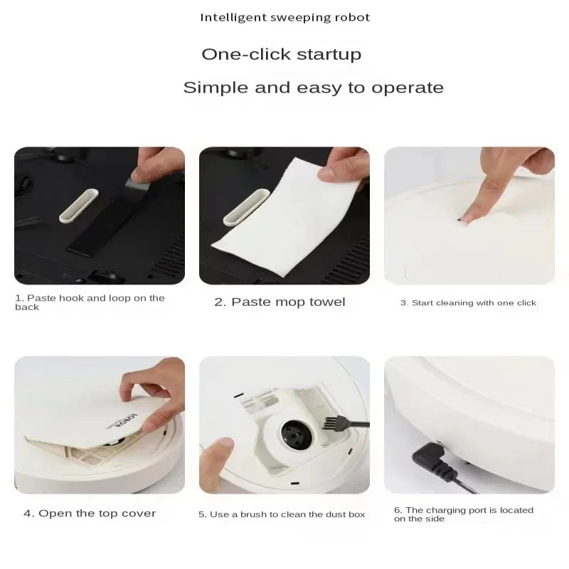 Xiaomi Smart Sweeping Floor Robot Ultra-quiet Remote Control Vacuum Cleaner Carpet Wireless Mopping Machine For Home Office Use Store ARBELLA'S