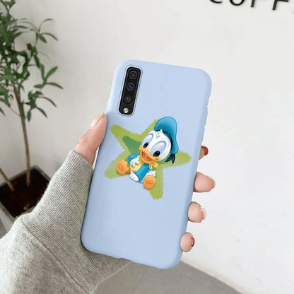 for Samsung Galaxy A50 A70 A50S A30S A 30S 50 50S 70 Phone Case Cute Minnie Mickey Donald Daisy Duck Stitch Soft Silicone Cover