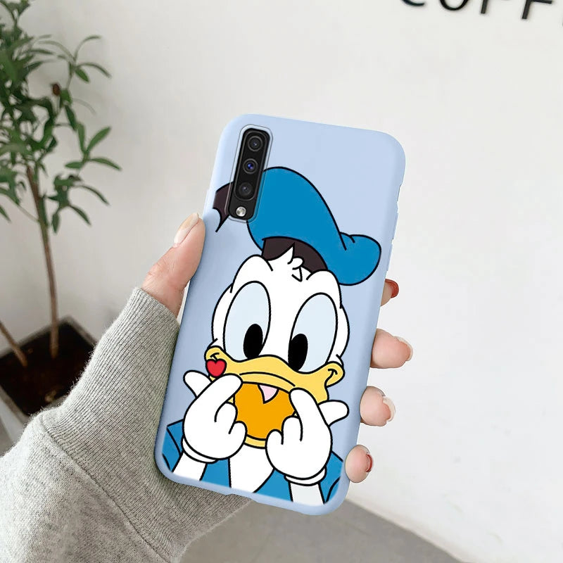 for Samsung Galaxy A50 A70 A50S A30S A 30S 50 50S 70 Phone Case Cute Minnie Mickey Donald Daisy Duck Stitch Soft Silicone Cover