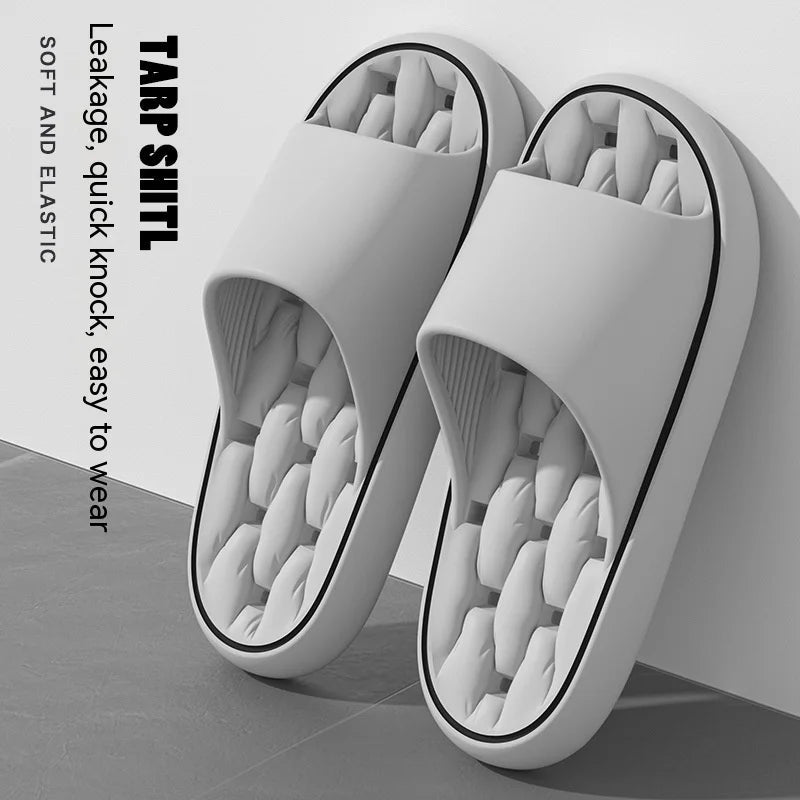 New Slippers Women Indoor Floor Flat Shoes Summer Non-slip Flip Flops Bathroom Comfortable Home Slippers Slides Soft Store ARBELLA'S