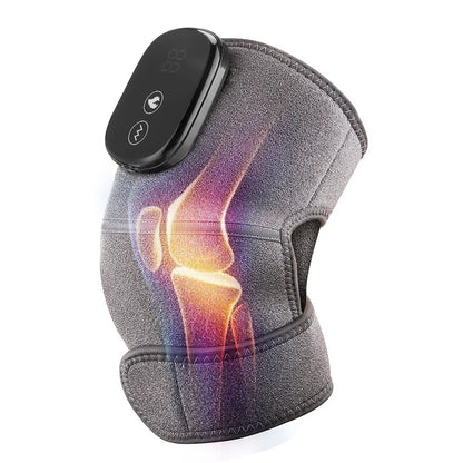 Electric Knee Massager Heating Pad Vibration Massage Shoulder Elbow Support Belt Arthritis Pain Relief Temperature Therapy Brace