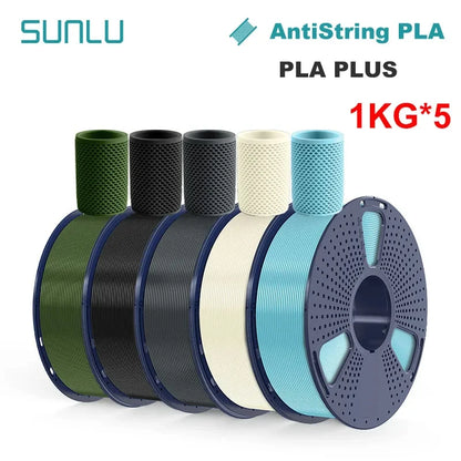 SUNLU PLA/PLA+/PETG/SILK/PLA Matte/ PLA Meta Filament 5KG 1KG/ Roll 1.75mm +/-0.02MM 3D Printer Filament Neatly Wound Filament