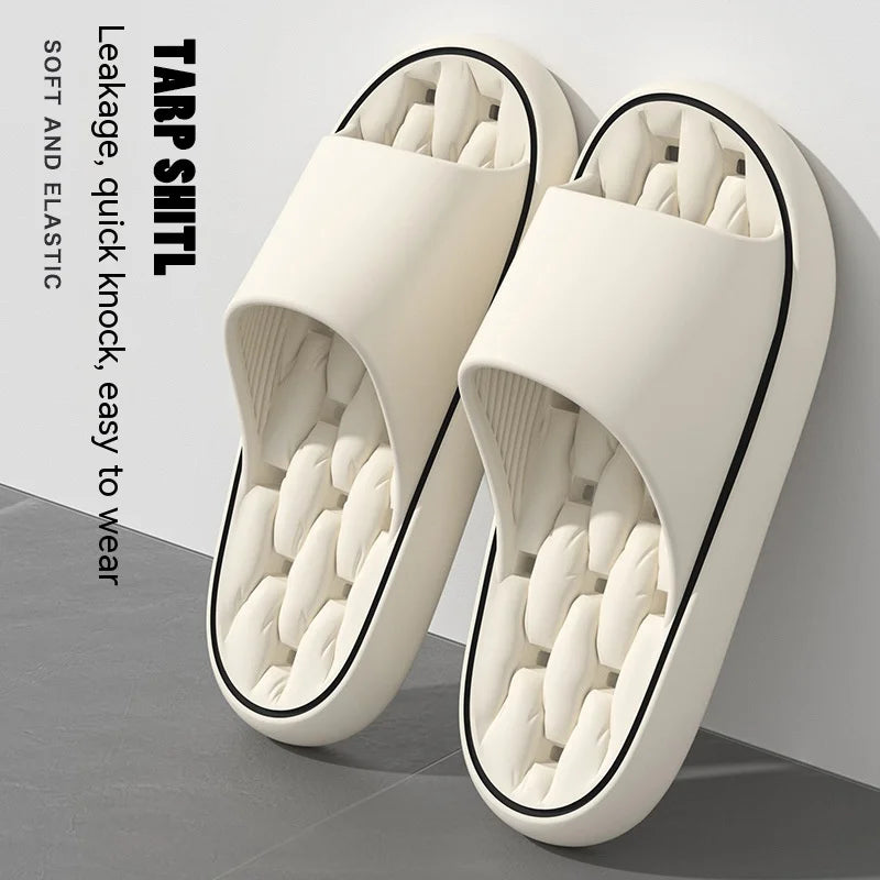 New Slippers Women Indoor Floor Flat Shoes Summer Non-slip Flip Flops Bathroom Comfortable Home Slippers Slides Soft Store ARBELLA'S