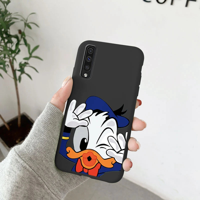 for Samsung Galaxy A50 A70 A50S A30S A 30S 50 50S 70 Phone Case Cute Minnie Mickey Donald Daisy Duck Stitch Soft Silicone Cover