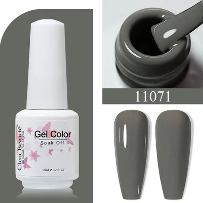 Clou Beaute Gel Polish Organic Nails Semi-permanent Varnish Top Coat UV Nail Polish Set Colors Gellak Nail Gel Art Manicure