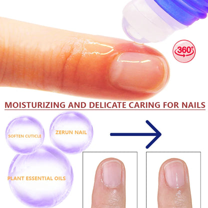 Roll-on Nail Cuticle Oils 5ml/0.17oz Nail Nutrition Oil Cuticle Revitalizer For Agnail Nourish Skin Nail Care Oil For Nails