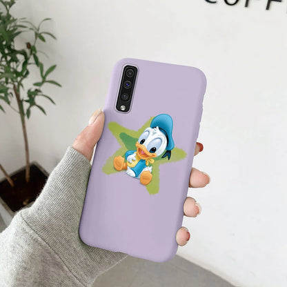 for Samsung Galaxy A50 A70 A50S A30S A 30S 50 50S 70 Phone Case Cute Minnie Mickey Donald Daisy Duck Stitch Soft Silicone Cover