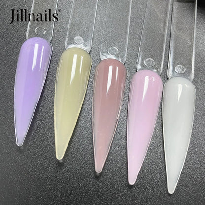 Jillnails 50ml Natural Nails Gel Builder Extension Nail Gel Building Self Leveling 50g