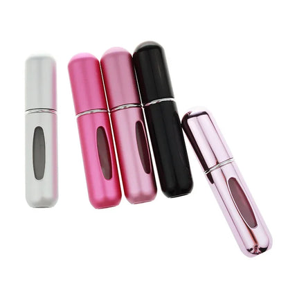 10pcs/lot 5ml Mini Refillable Perfume Bottle with Spray Scent Pump Empty Cosmetic Container Atomizer Bottle For Travel Tool