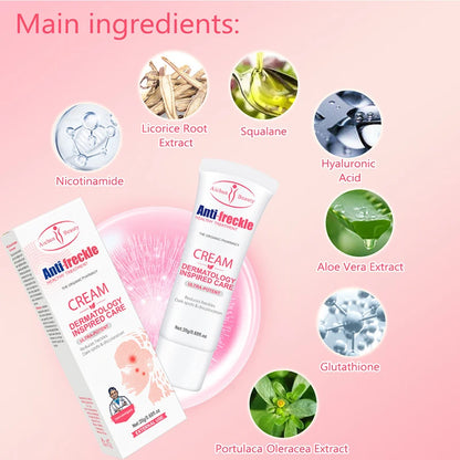 Whitening Anti Freckle Cream Effective Remove Melasma Serum Fade Dark Spots Melanin Moisturize Brighten Smooth Face Skin  Care