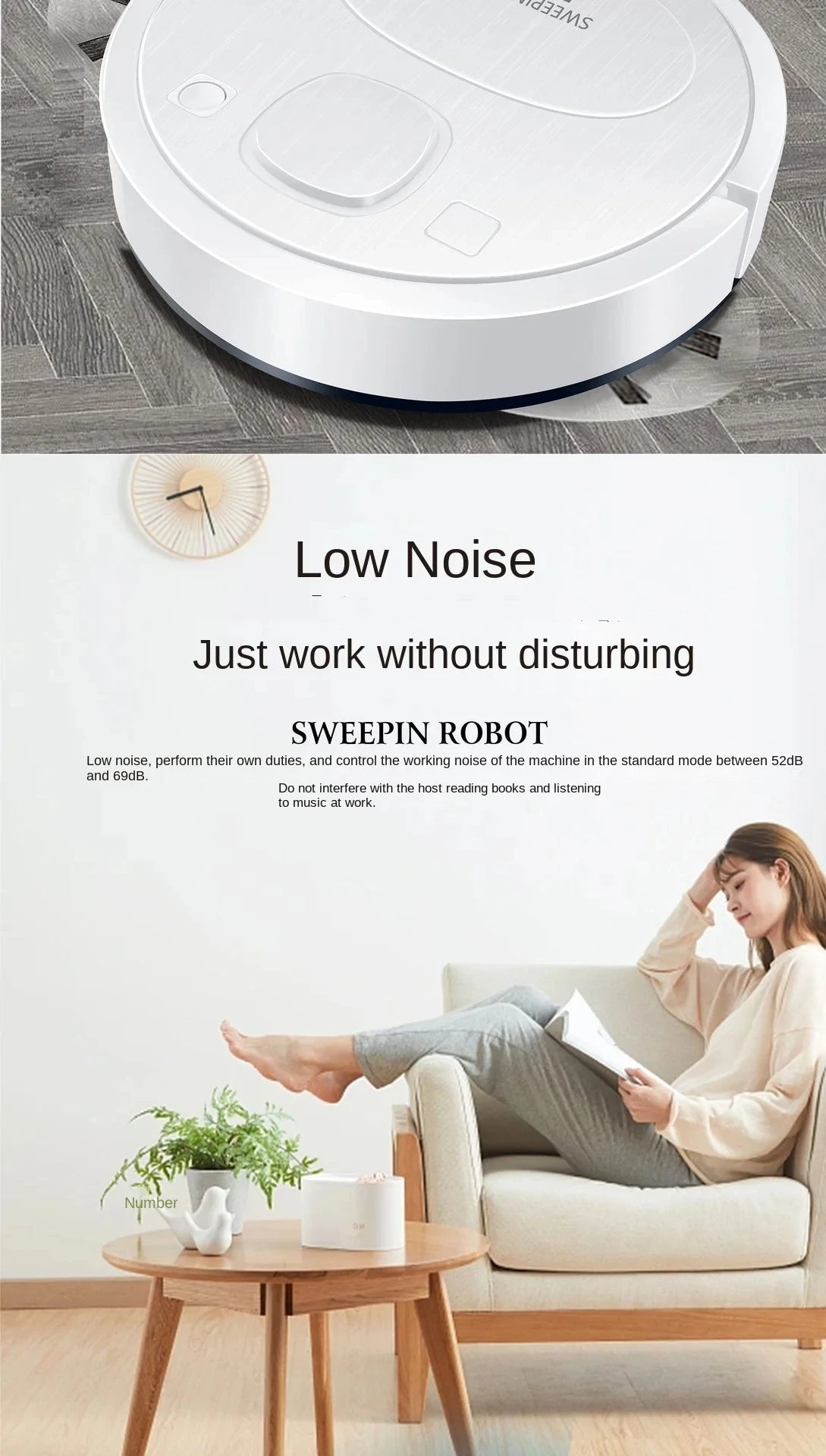 Xiaomi Smart Sweeping Floor Robot Ultra-quiet Remote Control Vacuum Cleaner Carpet Wireless Mopping Machine For Home Office Use Store ARBELLA'S