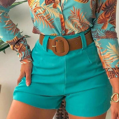 Women Shorts Bottoms Hot Pants Summer Chic Solid Color Back Zipper Hot Pants High Waist Solid Color Back Zipper Slim Shorts