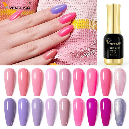 VENALISA Gel Lacquer 12ml 111 Colors CANNI Factory Nail Art Design Super Enamels DIY Soak off UV LED Organic Odorless Gel Polish