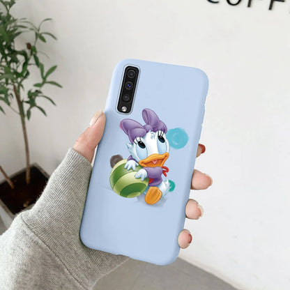 for Samsung Galaxy A50 A70 A50S A30S A 30S 50 50S 70 Phone Case Cute Minnie Mickey Donald Daisy Duck Stitch Soft Silicone Cover