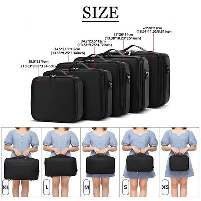 Professional Makeup Case Female Travel Big Capacity Beauty Nail ToolBox Cosmetic Organizer Suitcases For Makeup Storage Boxs