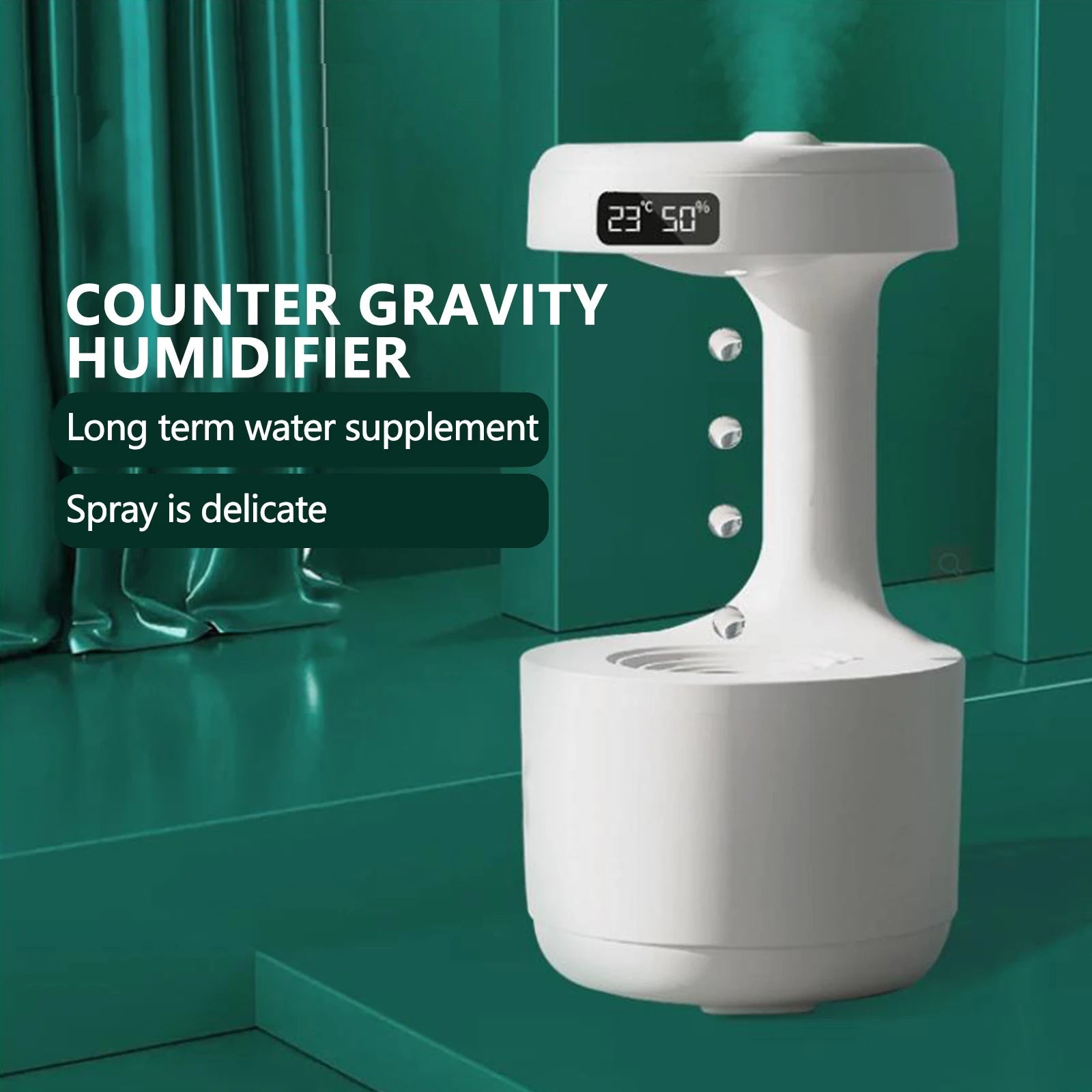 Anti-Gravity Air Humidifier Water Drop Mist Maker Fogger Humidifiers Air Purifiers Aromatherapy Essential Oils Aroma Diffuser STORE ARBELLA'S