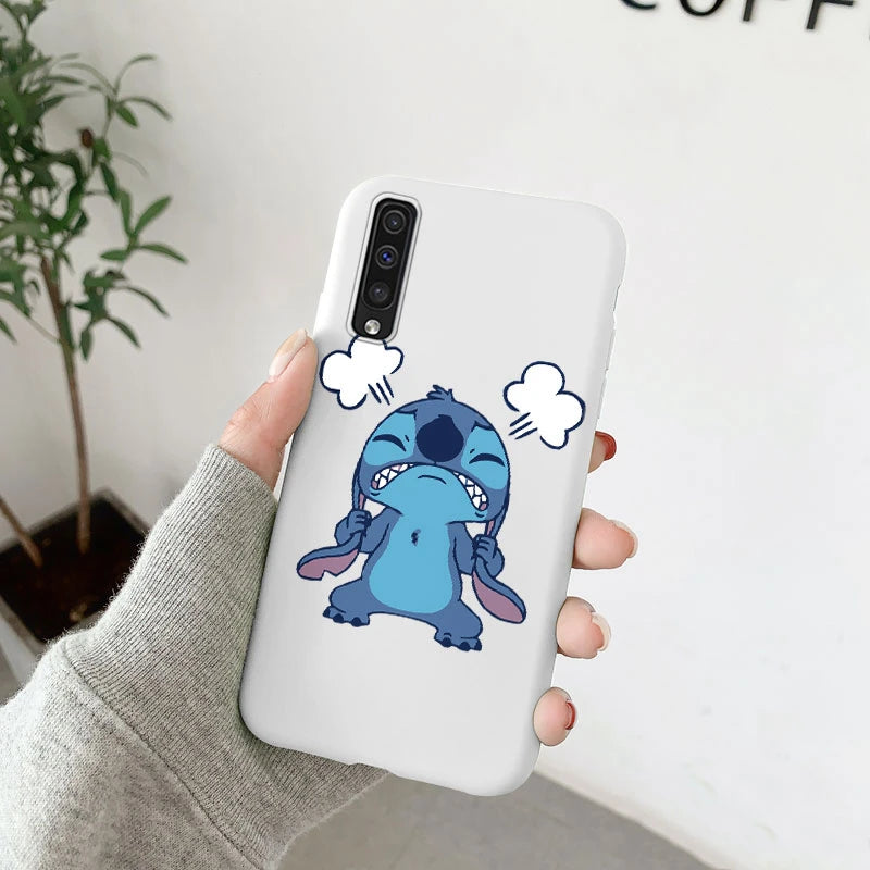 for Samsung Galaxy A50 A70 A50S A30S A 30S 50 50S 70 Phone Case Cute Minnie Mickey Donald Daisy Duck Stitch Soft Silicone Cover