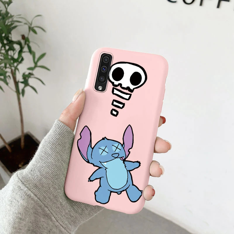 for Samsung Galaxy A50 A70 A50S A30S A 30S 50 50S 70 Phone Case Cute Minnie Mickey Donald Daisy Duck Stitch Soft Silicone Cover