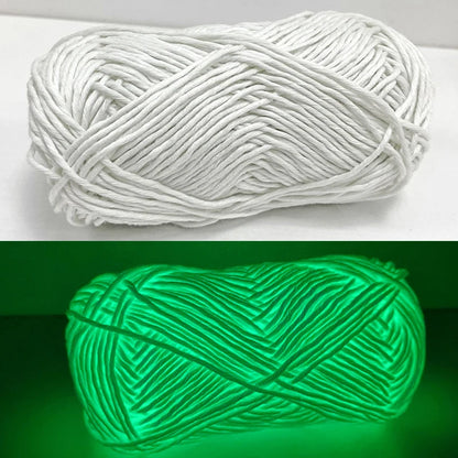 50g Novel Functional Yarn Glow In The Dark Luminous Yarn Hand Knitting Carpet Sweater Hat Wool Glowing Yarn Sewing Accessories