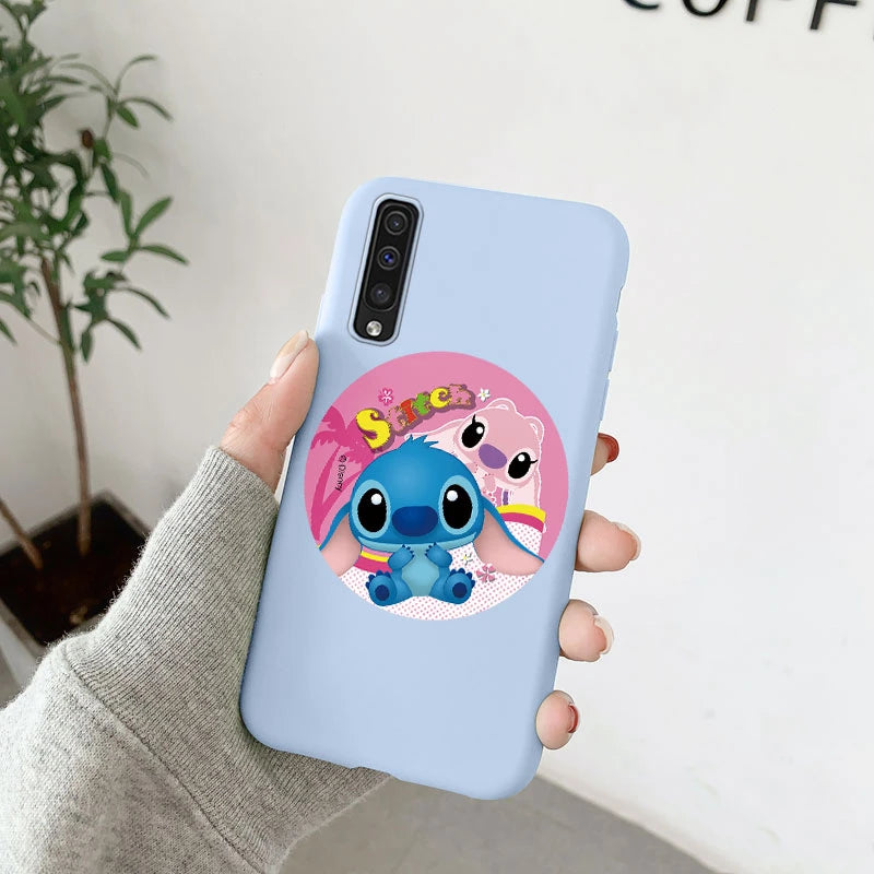 for Samsung Galaxy A50 A70 A50S A30S A 30S 50 50S 70 Phone Case Cute Minnie Mickey Donald Daisy Duck Stitch Soft Silicone Cover