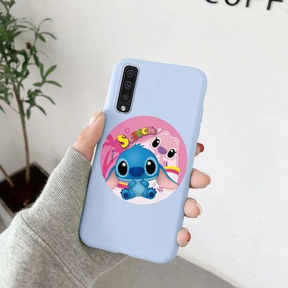 for Samsung Galaxy A50 A70 A50S A30S A 30S 50 50S 70 Phone Case Cute Minnie Mickey Donald Daisy Duck Stitch Soft Silicone Cover