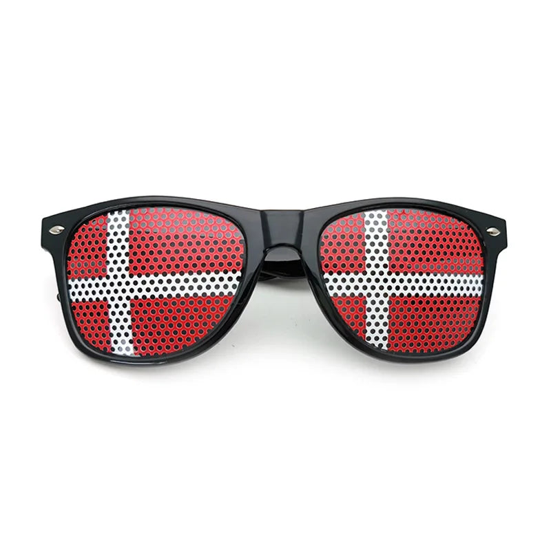 National Flag Sunglasses Men Football Basketball Game Baseball Match Decorative Glasses Women Festival Independence Day Eyewear