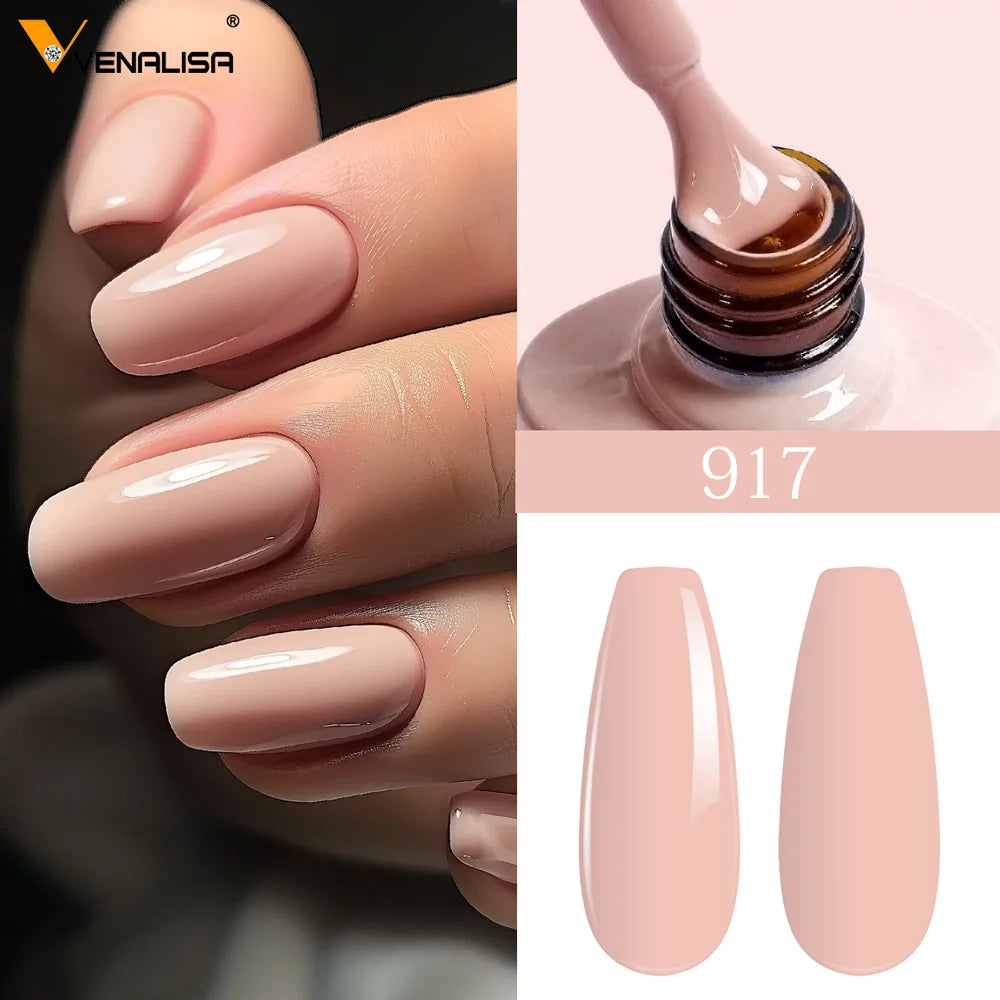 Venalisa Nail Gel Polish 60 Color High Quality Product Nail Art Soak Off Odorless Organic UV Gel Nail Polish Varnish Gel Lacquer