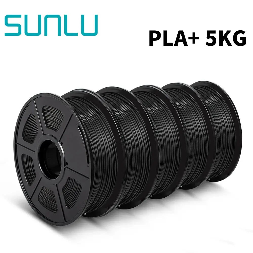 SUNLU PLA/PLA+/PETG/SILK/PLA Matte/ PLA Meta Filament 5KG 1KG/ Roll 1.75mm +/-0.02MM 3D Printer Filament Neatly Wound Filament