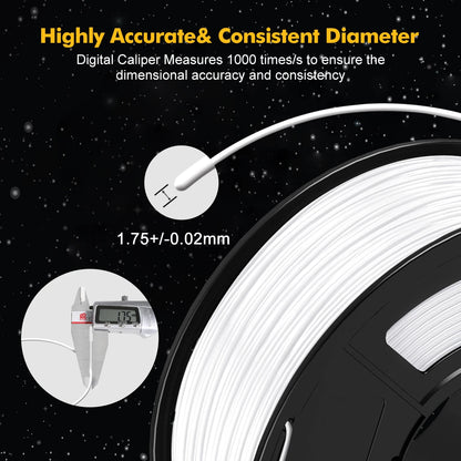 SUNLU PLA/PLA+/PETG/SILK/PLA Matte/ PLA Meta Filament 5KG 1KG/ Roll 1.75mm +/-0.02MM 3D Printer Filament Neatly Wound Filament