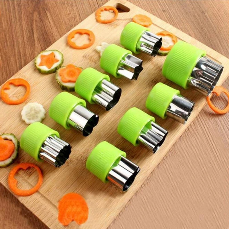 Vegetable Cutter Shapes Stainless Steel Durable DIY Fruit Cookie Stamps Cake Food Cutting Mold Kitchen Tool