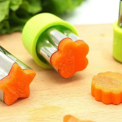 Vegetable Cutter Shapes Stainless Steel Durable DIY Fruit Cookie Stamps Cake Food Cutting Mold Kitchen Tool