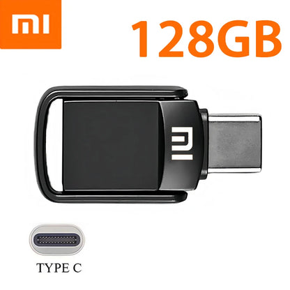 Xiaomi U Disk 2TB 1TB USB 3.1 Type-C Interface 256GB 128GB 512GB Mobile Phone Computer Mutual Transmission Portable USB Memory