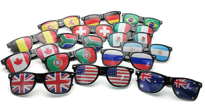 National Flag Sunglasses Men Football Basketball Game Baseball Match Decorative Glasses Women Festival Independence Day Eyewear