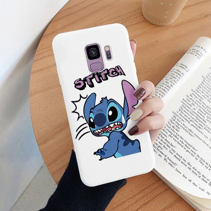 For Samsung Galaxy S9 S 9 Plus Camera Protect Soft Cover Silicone Cute Cartoon Lilo Stitch Phone Case Funda For Samsung S9+ Capa