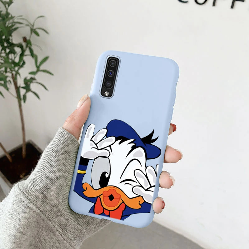 for Samsung Galaxy A50 A70 A50S A30S A 30S 50 50S 70 Phone Case Cute Minnie Mickey Donald Daisy Duck Stitch Soft Silicone Cover