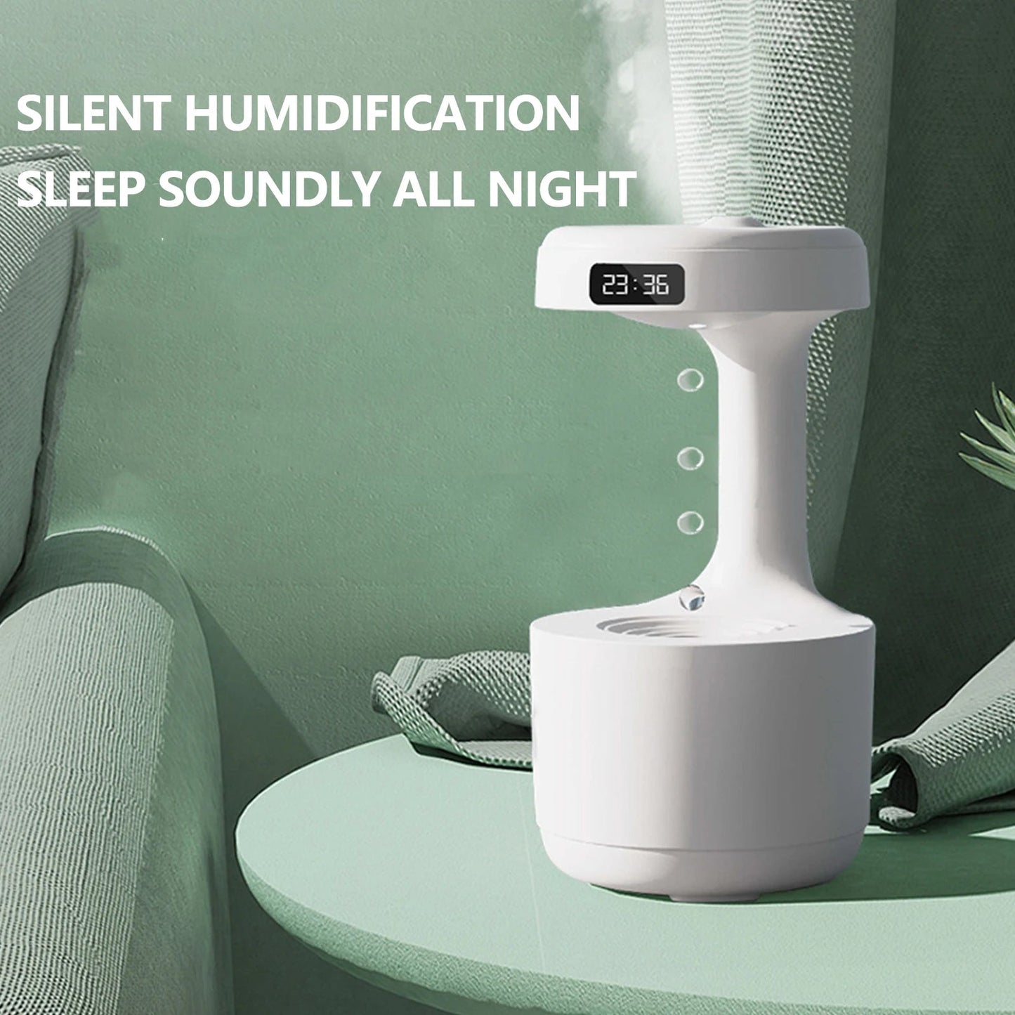 Anti-Gravity Air Humidifier Water Drop Mist Maker Fogger Humidifiers Air Purifiers Aromatherapy Essential Oils Aroma Diffuser STORE ARBELLA'S