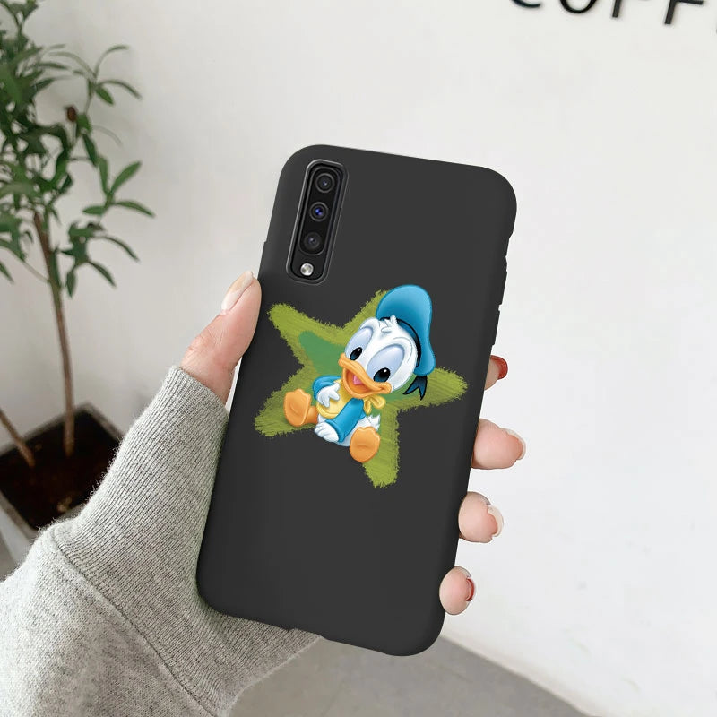 for Samsung Galaxy A50 A70 A50S A30S A 30S 50 50S 70 Phone Case Cute Minnie Mickey Donald Daisy Duck Stitch Soft Silicone Cover