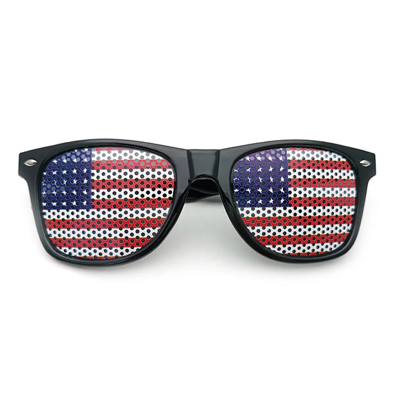 National Flag Sunglasses Men Football Basketball Game Baseball Match Decorative Glasses Women Festival Independence Day Eyewear