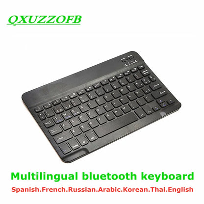 10 Inch Bluetooth Keyboard French Spanish Russian Arabic AZERTY Thai Keyboard Wireless Universal For IPad Tablet Pro 9.7 Android